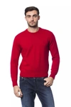 Billionaire Italian Couture Red Merino Wool Sweater In Red