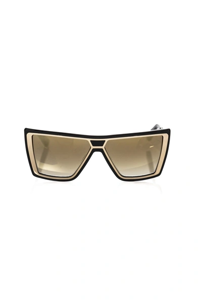 Frankie Morello And Square Frame Women's Sunglasses In Black