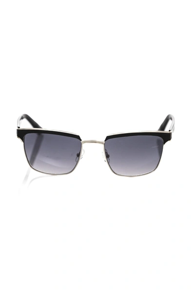 Frankie Morello Black Metallic Fibre Sunglasses