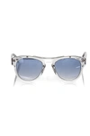 Frankie Morello White Acetate Sunglasses In White