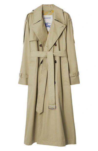 Burberry Castleford Trench Coat In Black