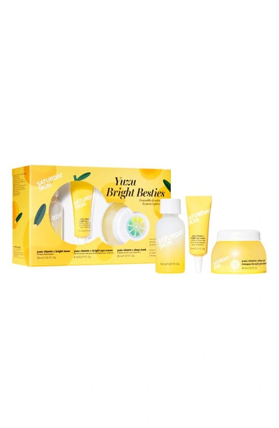 SATURDAY SKIN SATURDAY SKIN YUZU BRIGHT BESTIES 3-PIECE SET $42 VALUE