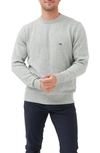 Rodd & Gunn Crewneck Cotton Sweater In Marble