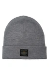 Faherty Workwear Merino Wool Beanie In Grey Heather