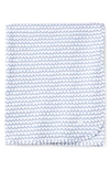 Petite Plume Pima Cotton Baby Blanket In Blue