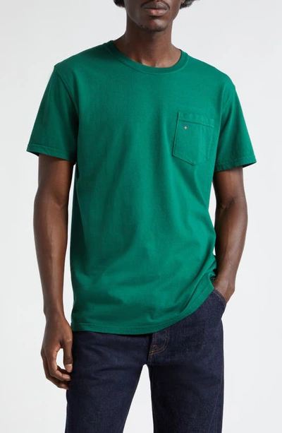 Noah Green Pocket T-shirt In Spartan Green
