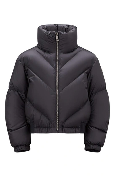 Moncler Kids' Mira Nylon Down Jacket In Black