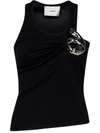 Coperni Emoji Tank Top In Black