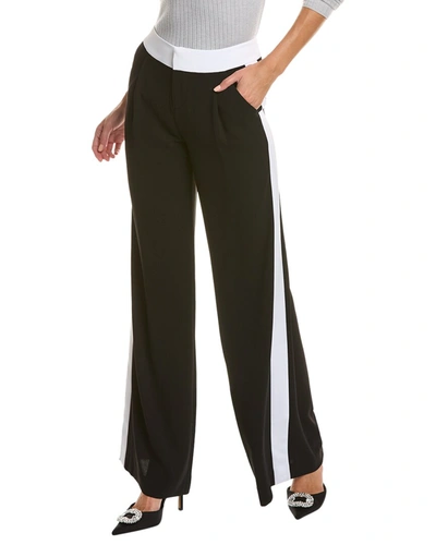 Alice And Olivia Alice + Olivia Eric Mid Rise Pant In Black