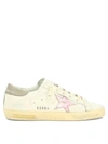 Golden Goose Superstar Sneakers In White Leather In White