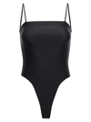 ROTATE BIRGER CHRISTENSEN LOGO BODYSUIT UNDERWEAR, BODY BLACK