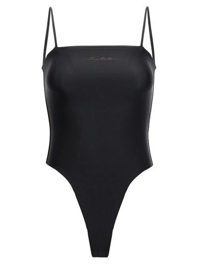 Rotate Birger Christensen Logo Bodysuit Underwear, Body Black