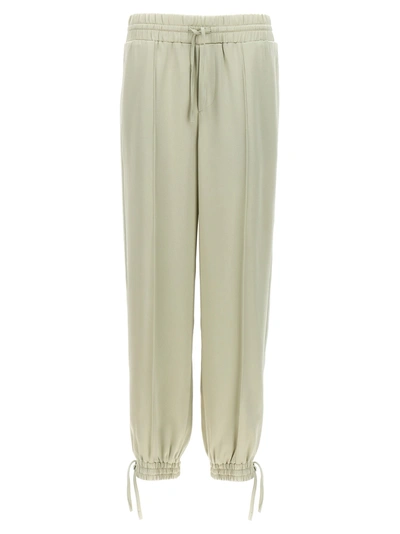 Jil Sander Smooth Joggers In Green