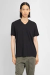 James Perse Maglietta In Jersey Morbido Con Scollo A V In Black