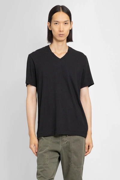 JAMES PERSE MAGLIETTA IN JERSEY MORBIDO CON SCOLLO A V
