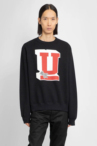 Undercover Graphic-print Cotton Sweatshirt In Black