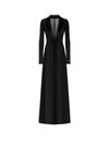 Dolce & Gabbana Satin-trimmed Silk-blend Chiffon Coat In Black