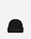 Stockholm Surfboard Club Embroidered Logo Beanie In Black