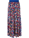 LOVE MOSCHINO floral long skirt,WGD6600T914812176503