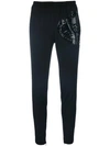 LOVE MOSCHINO VINYL APPLICATION TROUSERS,WP94301S288512176504
