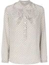 STELLA MCCARTNEY STELLA MCCARTNEY EMBELLISHED PRINTED BLOUSE - MULTICOLOUR,476729SJA1712177058