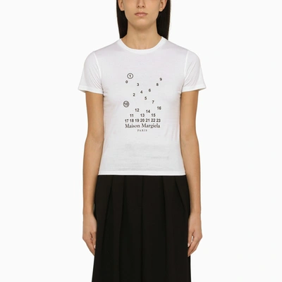 Maison Margiela Bubble Print T-shirt In White