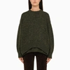 LOEWE LOEWE | KHAKI CONVERTIBLE CREW-NECK JUMPER