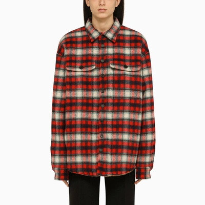 Dsquared2 Check-print Long-sleeve Shirt In Multicolor