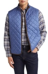 Peter Millar Essex Water Resistant Quilted Travel Vest In Star Dust