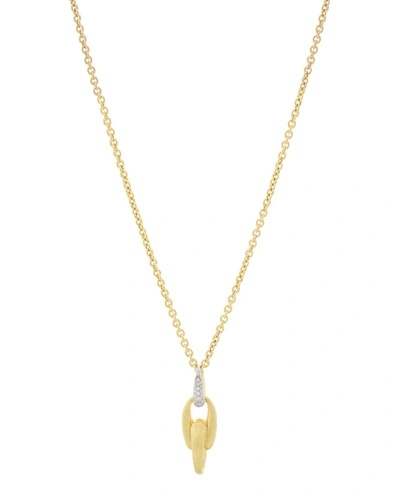 Marco Bicego Lucia Gold 0.20 Ct. Tw. Diamond Link Long Pendant Necklace