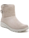 BZEES GLORIA WOMENS ANKLE KNIT BOOTIES