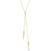 Mimi & Max Double Arrow Necklace In 14k Yellow Gold - 16.5+1 In In Gold