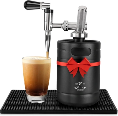 Zulay Kitchen Nitro Cold Brew Maker With Pressure Relieving Valve & Creamer Faucet