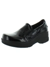 EASY WORKS BY EASY STREET APPRECIATE WOMENS PATENT LEATHER COMFORT CLOGS