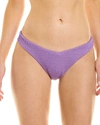 Weworewhat Delilah Bikini Bottoms In Purple