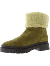 Marc Fisher Ltd Vina Womens Suede Faux Fur Lined Winter & Snow Boots In Multi