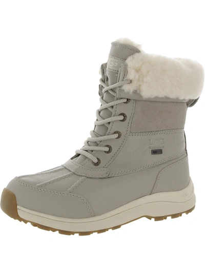 Ugg Adirondack Iii Womens Leather Ankle Winter & Snow Boots In Multi