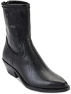 DKNY RAELANI WOMENS FAUX LEATHER POINTED TOE ANKLE BOOTS