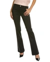 Frame Denim Noir Mini Bootcut Jean In Black