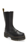 Dr. Martens' Dr. Martens Audrick Leather Platform Chelsea Boots In Black Nappa Lux