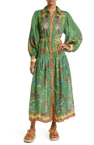slim fit dress slacks Alemais Iris Mini Dress Green