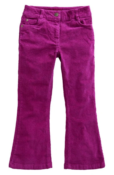 Mini Boden Kids' Kick Flare Jean Chrysanthemum Purple Cord Girls Boden