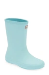 Hunter Kids' First Classic Rain Boot In Flowing Blue