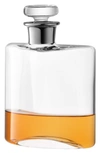 Lsa Flask Decanter With Platinum Neck In Clear