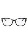 Tiffany & Co 54mm Rectangular Optical Glasses In Black