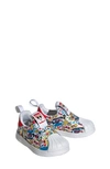 Adidas Originals Kids' X Disney Superstar 360 Sneaker In White/ Black/ Red