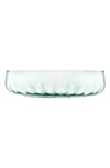 Lsa Mia Low Glass Bowl In Clear