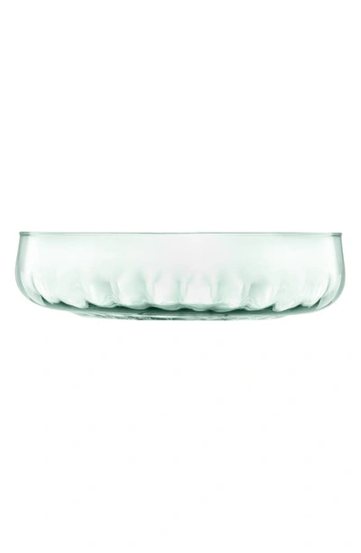 Lsa Mia Low Glass Bowl In Clear