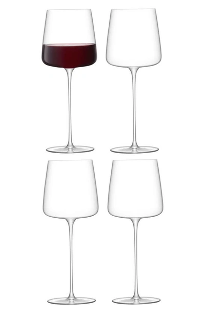 Lsa Metropolitan Grand Cru Glasses 4-piece Set In Clear