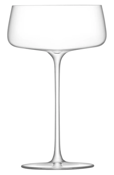 Lsa Metropolitan Champagne Saucer In Clear